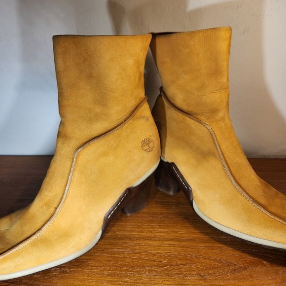 Timberland Original Yellow Waterproof Boots Women (8.5) - Picture 5 of 15